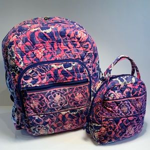 Vera Bradley | backpack and lunch sack